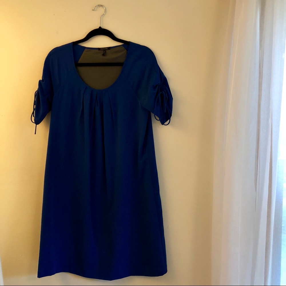 Royal Blue Midi Dress - Picture 2 of 5